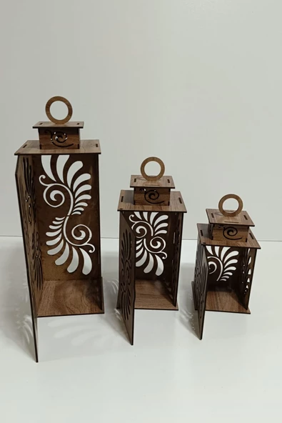 VEHER Ahşap Dekoratif Mumluk - CT1027 MOSTAR - 7