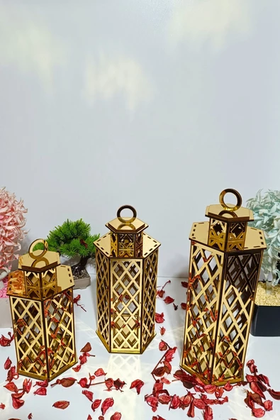 VEHER Gold Dekoratif Mumluk - CT4149 - 6