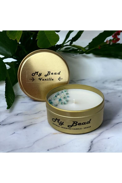 MY BEAD Soya Wax VANİLYA Kokulu Vegan Mumlar 180 cc - 3