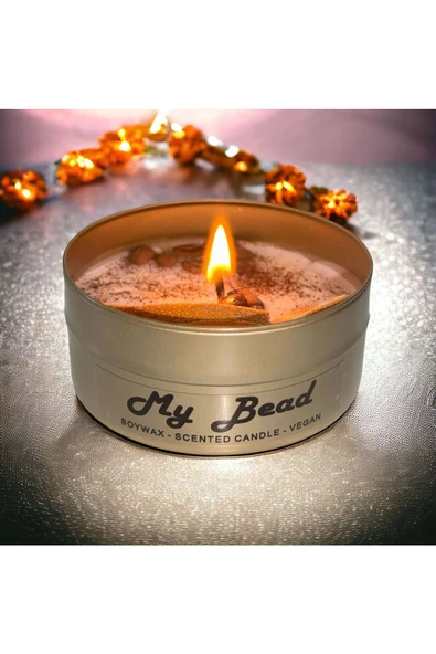 MY BEAD Soya Wax Çilek Kokulu Vegan Mumlar 180 Cc - 2