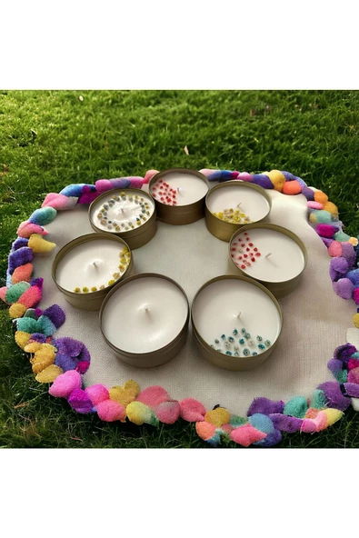 MY BEAD Soya Wax Portakal Kokulu Vegan Mumlar 180 Cc - 5