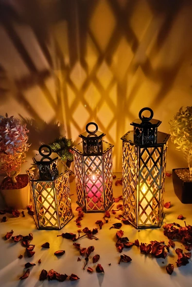 VEHER Gümüş Dekoratif Mumluk - CT4150 - 8