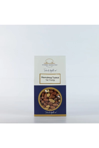İstanbul Bakkaliyesi   Kavrulmuş Tuzsuz Yer Fıstığı 500 G
