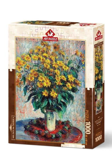 Art Puzzle Kudüs Enginar Çiçekleri, Claude Monet - 1000 Parça 5247