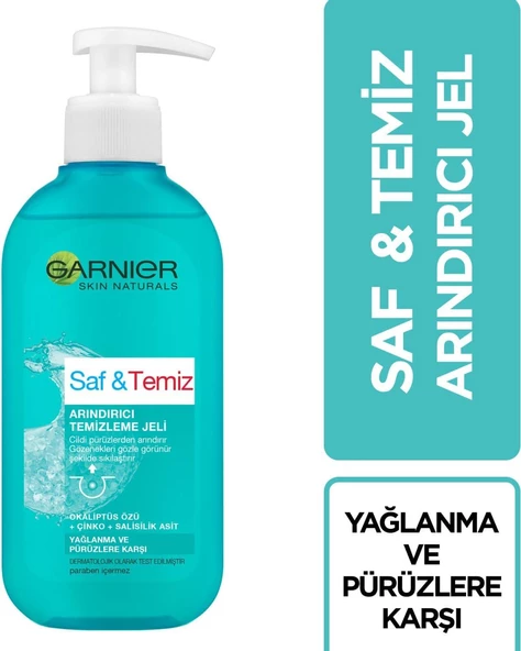 Garnier Saf Temiz Arındırıcı Temizleme Jeli 200 Ml - Resim 4