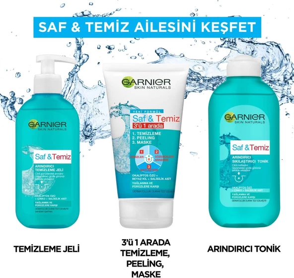 Garnier Saf Temiz Arındırıcı Temizleme Jeli 200 Ml - Resim 5