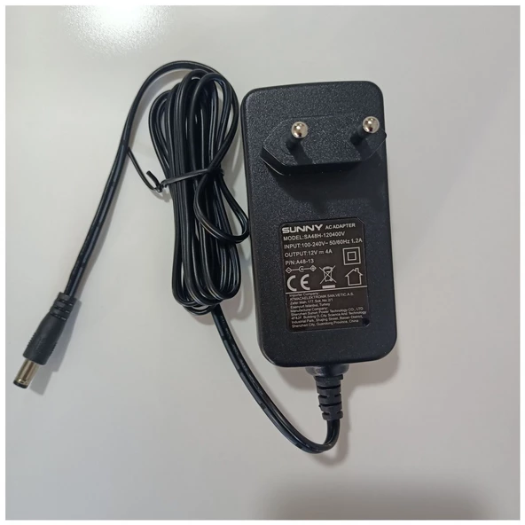 Sa48h 120400v 12 volt 4 amper sunny ac adapter