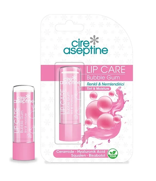 CİRE ASEPTİNE LİP CARE RENKLİ VEGAN 4,5G SAKIZ (BUBBLE GUM)