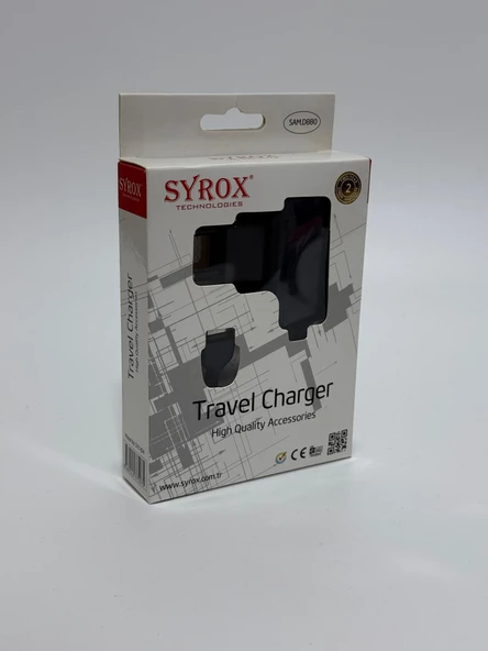 Syrox Samsung PCB113 Şarj Cihazı - D880 L700 U900 U800 Şarj Cihazı - 5