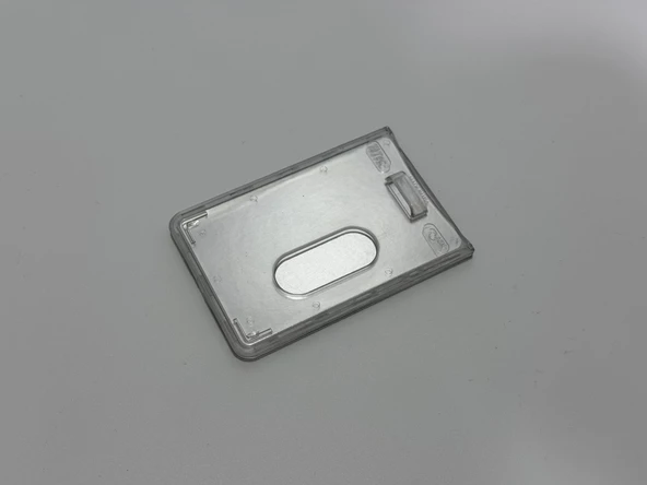 Manyetik Sinyal Engelleyici Çift Hazneli Şeffaf Kartlık 5 Adet - 2