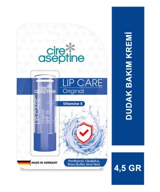 CİRE ASEPTİNE LİP CARE VİTAMİN E  4,5G  ORJİNAL SPF 15 ürün görseli 1