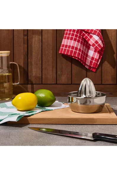 3B Trend Çelik Limon ve Narenciye Sıkacağı - Inox - 16,8x9 cm - 3