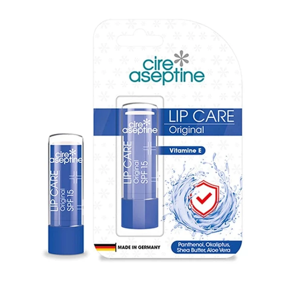 CİRE ASEPTİNE LİP CARE VİTAMİN E  4,5G  ORJİNAL SPF 15 - Resim 2