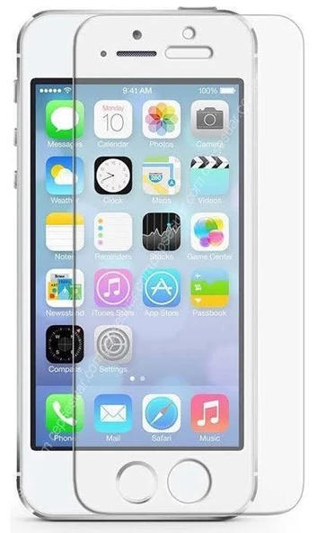 NANO Teknoloji Cam İPHONE 6G Beyaz Kırılmaz Cam Ekran Koruyucu