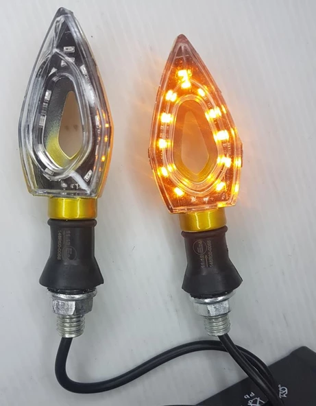 LED SİNYAL üçgen SARI - Resim 2