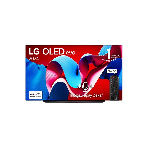 LG OLED83C46LA 83" 210 Ekran Uydu Alıcılı 4K Ultra HD Smart webOS OLED TV - 1