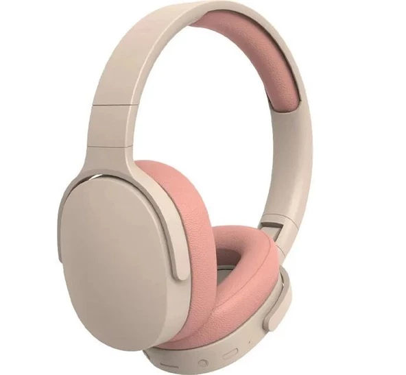 P2961 Pembe Kulak Üstü Kablosuz Bluetooth Kulaklık - 5