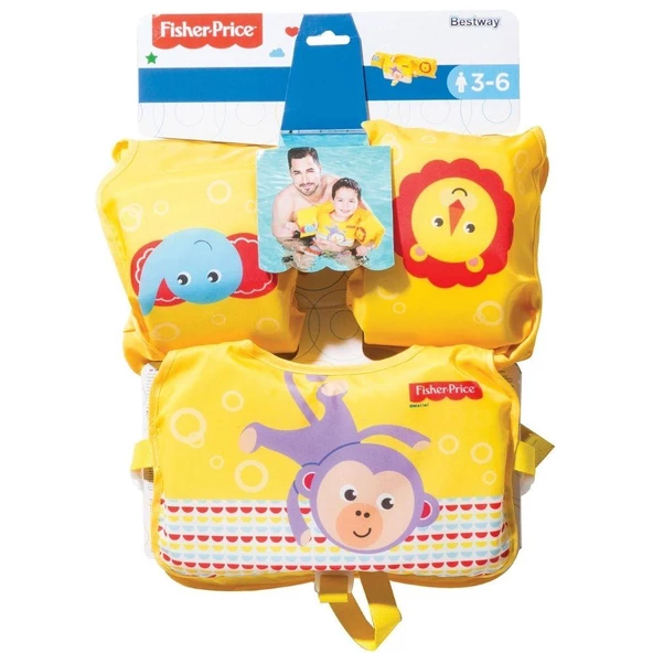 Fisher Price Kolluk & Köpük Can Yeleği Bestway Yelek - 93522 - 2