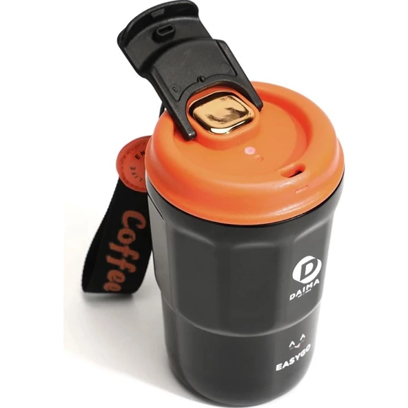 Daima EasyGo Bardak Termos Siyah 380 ml - 3