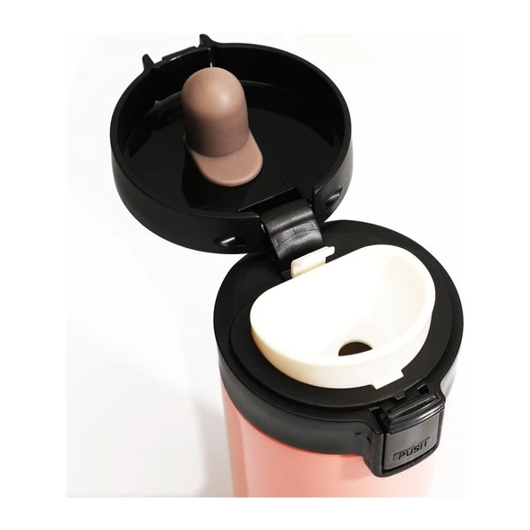 Daima Loop Bardak Termos Pembe 380 ml - 4