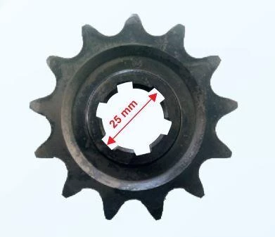 ÖN DİŞLİ ATV 13T - 520 İÇ 25 mm ürün görseli