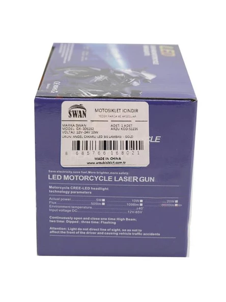 Kafesli Sis Farı Gold - Angel Çakarlı - Resim 2