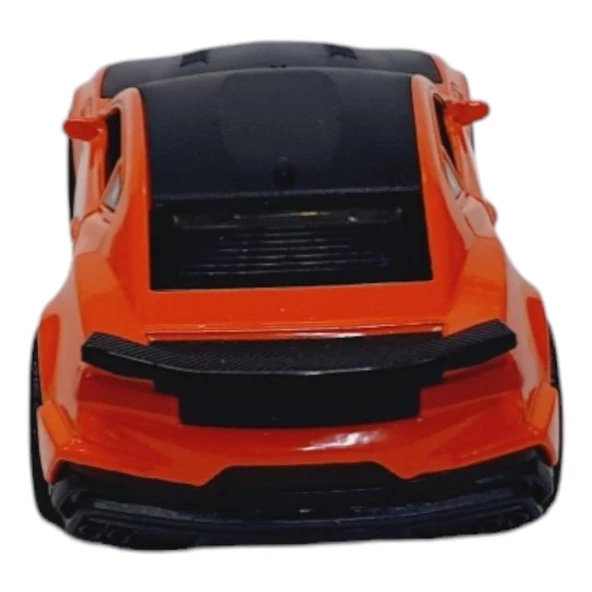 Çekbırak Metal Araba 3681A- Turuncu - 4