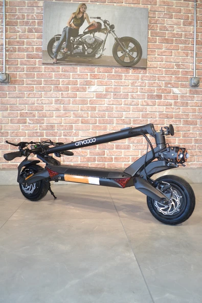 CİTYCOCO Mx - T10 1600 Watt Çift Motor Katlanır Elektrikli Scooter - 9