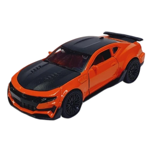 Çekbırak Metal Araba 3681A- Turuncu - 2