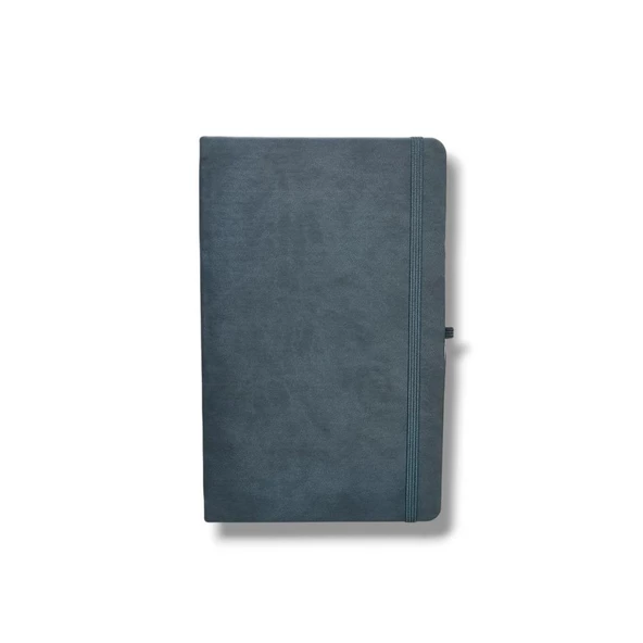 Tarihsiz 13x21 Gri Çizgili Defter ivory Kağıt - 2