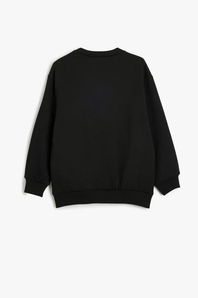 Koton Erkek Çocuk Sweatshirt Slogan Baskılı Uzun Kollu Bisiklet Yaka - 2