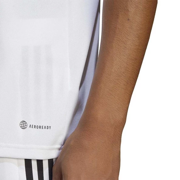 Adidas Tiro23 L Polo Erkek Spor Beyaz Tişört HS3580 - 2