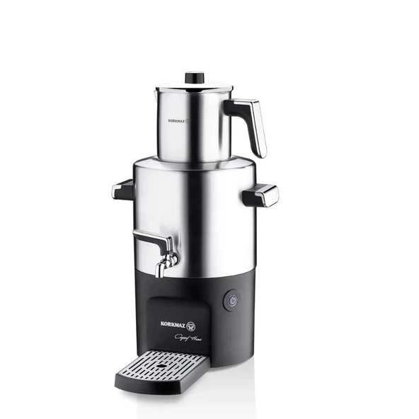 Korkmaz Dayanıklı Paslanmaz Çelik  Çayşef Home Semaver A844 Inox/Satin - 2