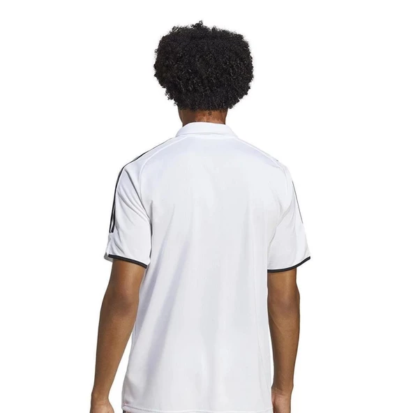 Adidas Tiro23 L Polo Erkek Spor Beyaz Tişört HS3580 - 4