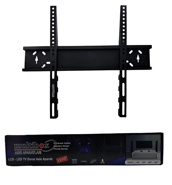 Multibox  42" - 43" - 49'' - 55''  Sabit Tv Askı Aparatı ürün görseli 1