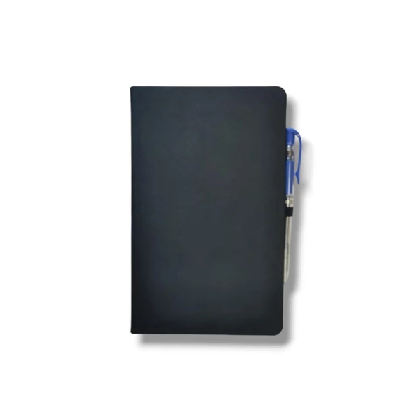 Tarihsiz 13x21 Siyah Çizgili Defter ivory Kağıt - 2