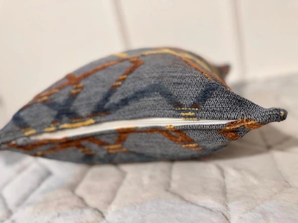 NİVEMESHOME KIRLENT KILIFI 45X45 MATEO 67-03 MAVİ-SARI - 3