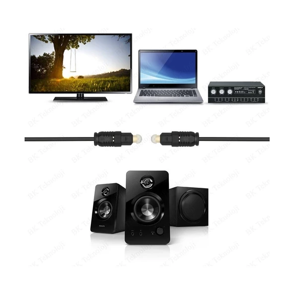 Powermaster 2 Metre Optik Ses Kablosu Toslink - 2
