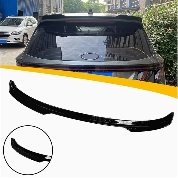 AUTOGP Hyundai tucson bagaj üstü spoiler pianoblack boyalı yarasa 2021