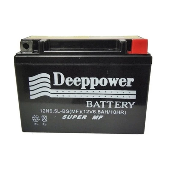 Deeppower Akü Motor 12N6,5L-BS (12V 6,5AH/10HR)