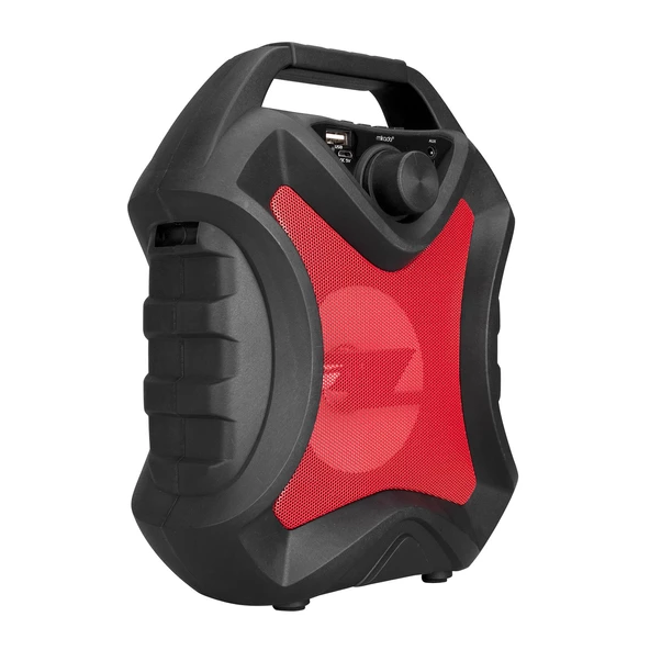 Bluetooth Hoparlör Usb-Sd Mikado MD-5BT X-Life Siyah-Kırmızı - 3