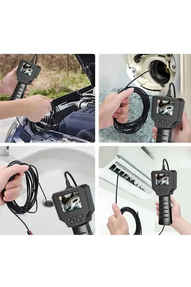 2.4 İNÇ EKRAN 10 METRE 8 LED YILAN KAMERA - 4