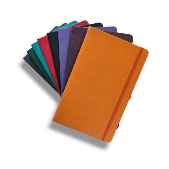 Tarihsiz 13x21 Bordo Çizgili Defter ivory Kağıt - 5