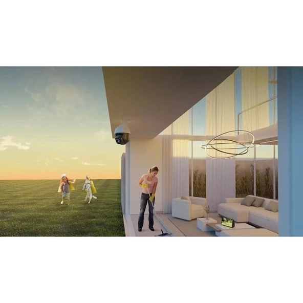 TENDA 2MP CH3 Kablosuz Outdoor Pan/Tilt IP Kamera - Resim 7
