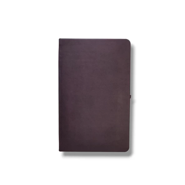 Tarihsiz 13x21 Bordo Çizgili Defter ivory Kağıt - 2