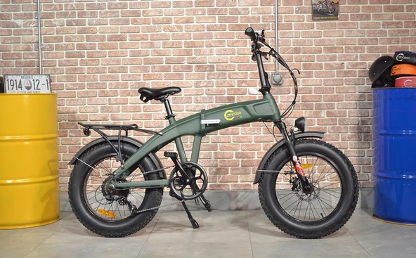 CİTYCOCO Fatbike Mini Katlanabilir Elektrikli Bisiklet 250 Watt - 5