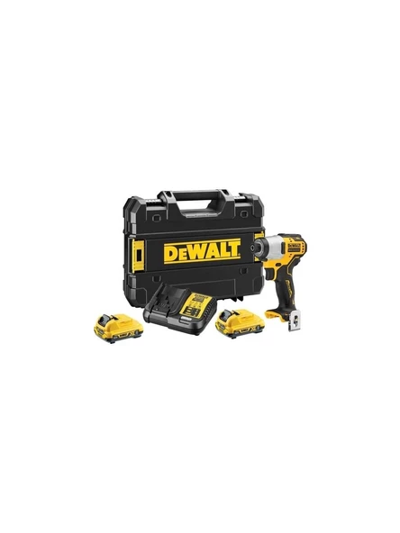 Dewalt DCF801D2-QW Kömürsüz Darbeli Tornavida 12V 2.0Ah