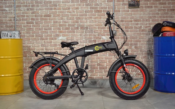 CİTYCOCO Fatbike Mini Katlanabilir Elektrikli Bisiklet 250 Watt - 2