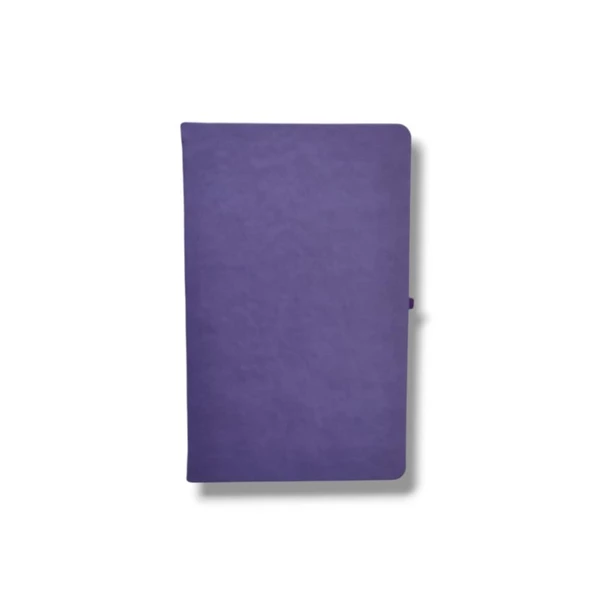Tarihsiz 13x21 Mor Çizgili Defter ivory Kağıt - 3