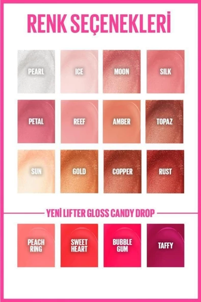Maybelline New York Lifter Gloss Nemlendirici Dudak Parlatıcısı- 22 Peach Ring - 8